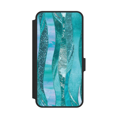 Samsung Galaxy A36 5G NIVOflip Blue Glamour Glitter Look