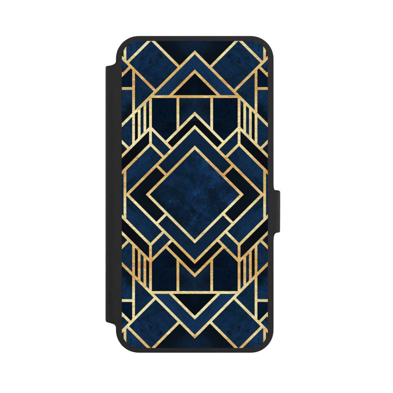 Galaxy A36 5G NIVOflip Impression Art Déco Bleu Or