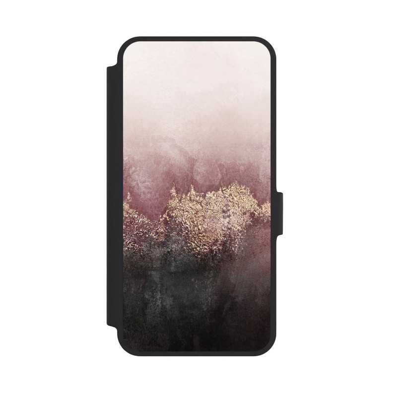 Galaxy A36 5G NIVOflip Impression d'or de poussière de ciel rose