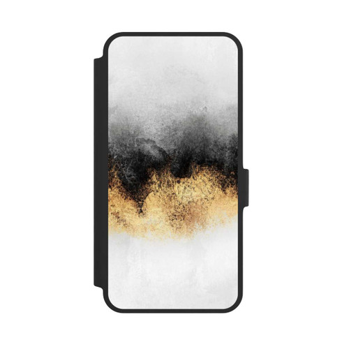 Samsung Galaxy A36 5G NIVOflip Grauer Himmelstaub Golddruck