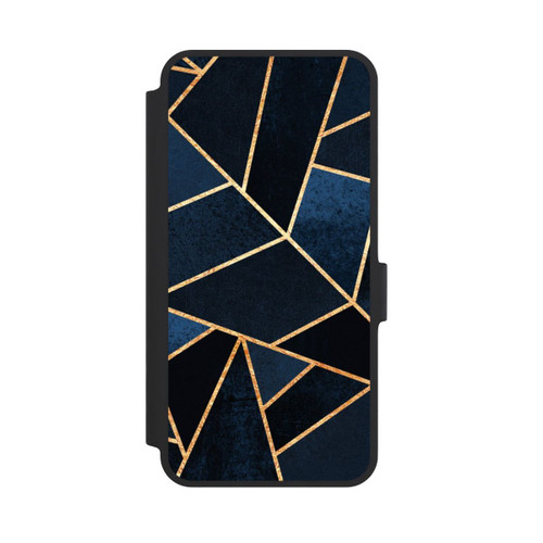 Samsung Galaxy A36 5G NIVOflip Imprimé Pierre Or Marine