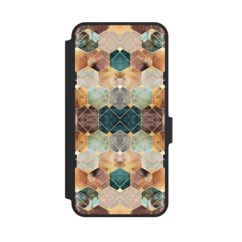 Samsung Galaxy A36 5G NIVOflip Hexagones et diamants naturels