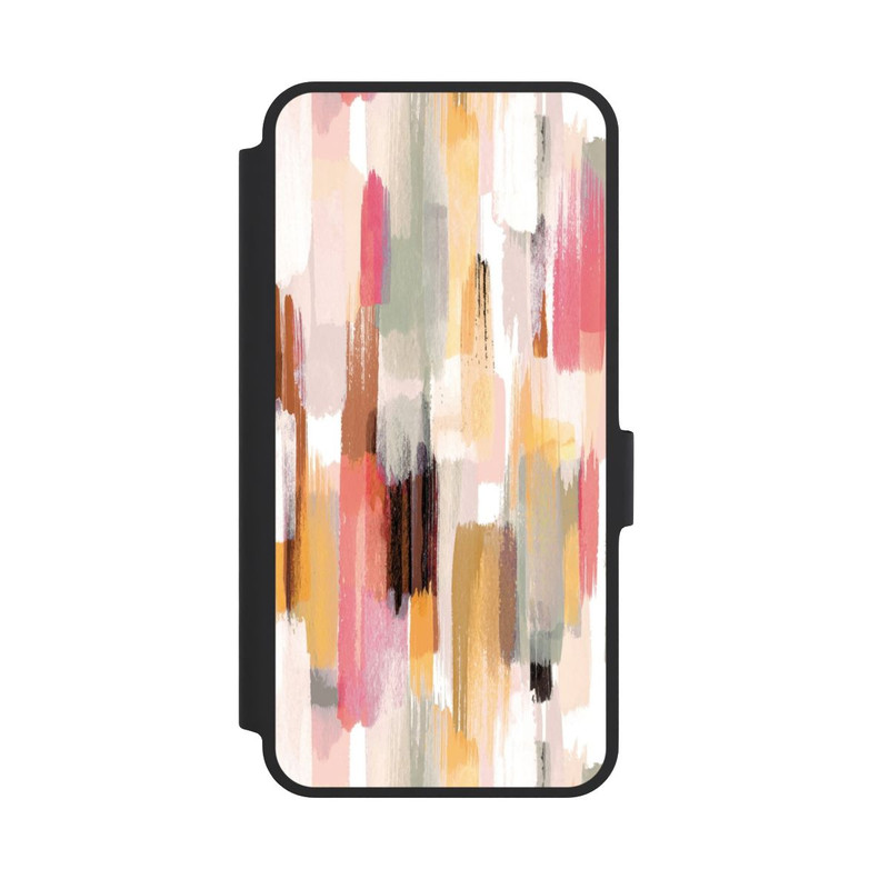 Galaxy A36 5G NIVOflip Abstrakte Pinselstriche Herbsttöne