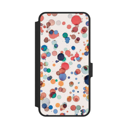 Samsung Galaxy A36 5G NIVOflip Tropfen Aquarell Textur Blau Gelb
