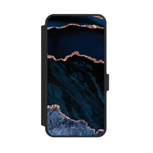 Samsung Galaxy A36 5G NIVOflip Nacht Blau Marmor Landschaft