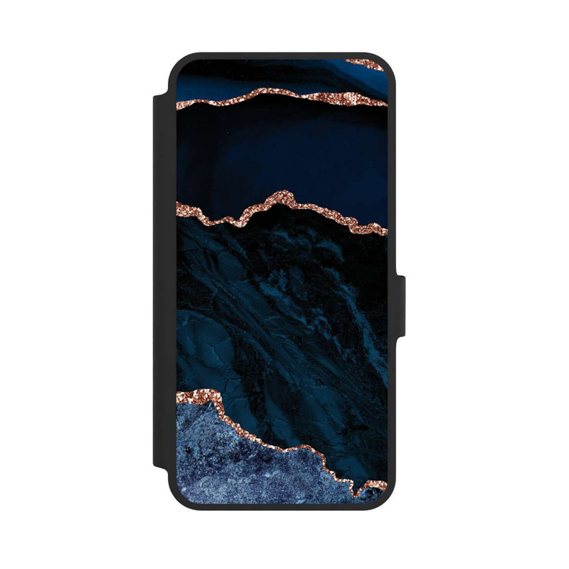 Galaxy A36 5G NIVOflip Nacht Blau Marmor Landschaft