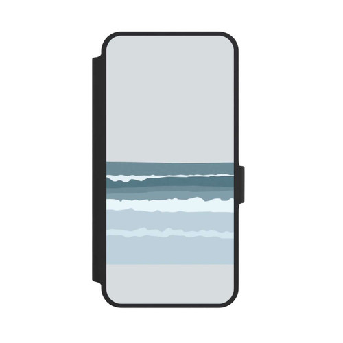 Samsung Galaxy A36 5G NIVOflip Abstrakte blaue Wellen