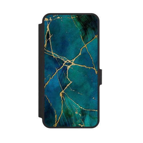 Samsung Galaxy A36 5G NIVOflip Mineral glamour blue gold look