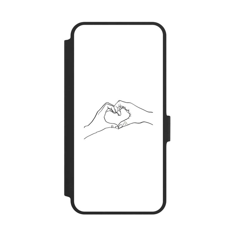 Galaxy A36 5G NIVOflip Herz Hände Line Art