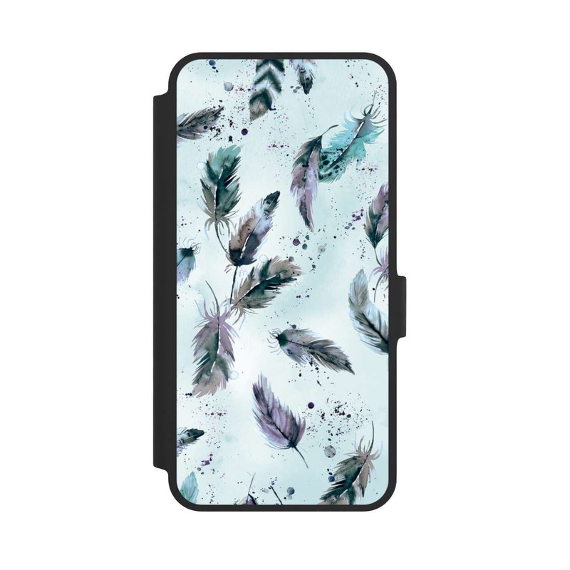 Galaxy A36 5G NIVOflip Magische Federn Sanftes Blau