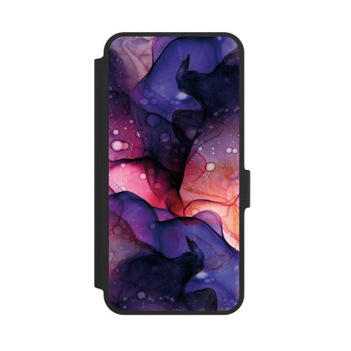 Samsung Galaxy A36 5G NIVOflip Flüssige Kunst Lila-Pink