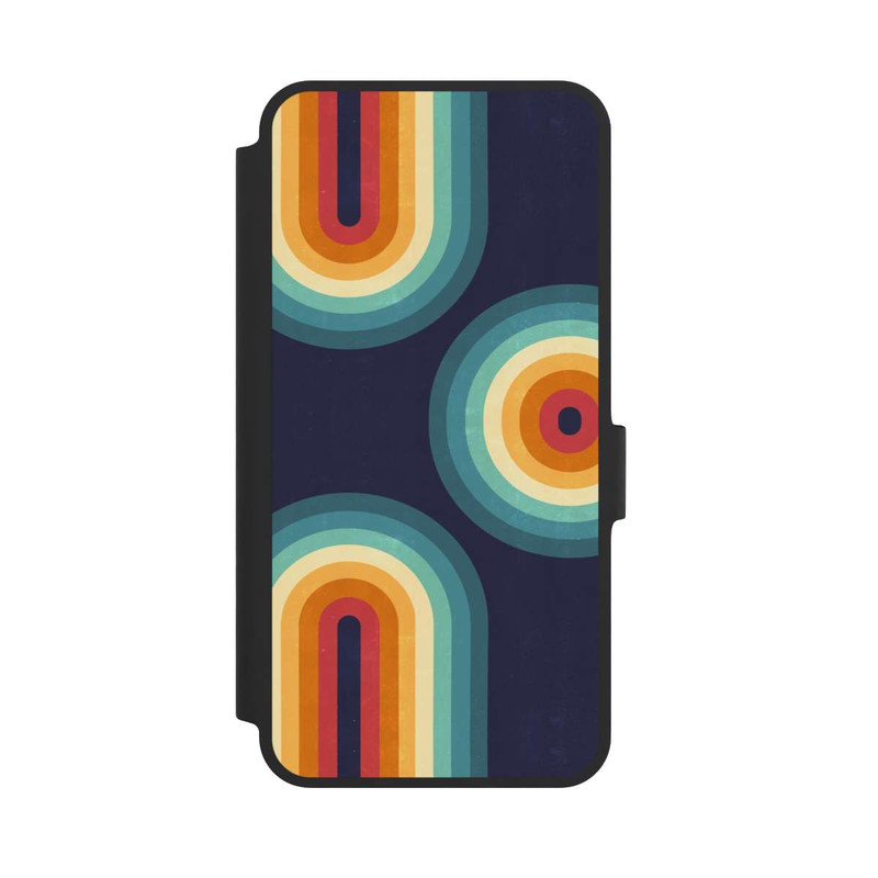 Galaxy A36 5G NIVOflip Double Rainbow on Blue