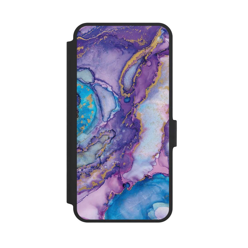 Galaxy A36 5G NIVOflip Purple und Blue Swirl Ink
