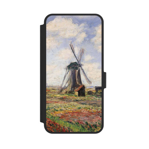 Samsung Galaxy A36 5G NIVOflip Tulpenfelder mit der Rijnsburger Windmühle von Claude Monet