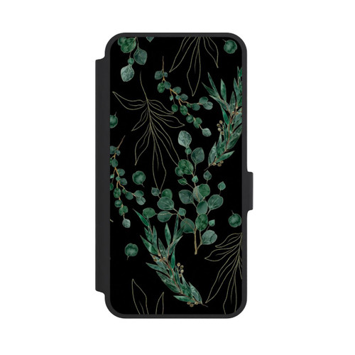 Samsung Galaxy A36 5G NIVOflip Eukalyptusblätter schwarz