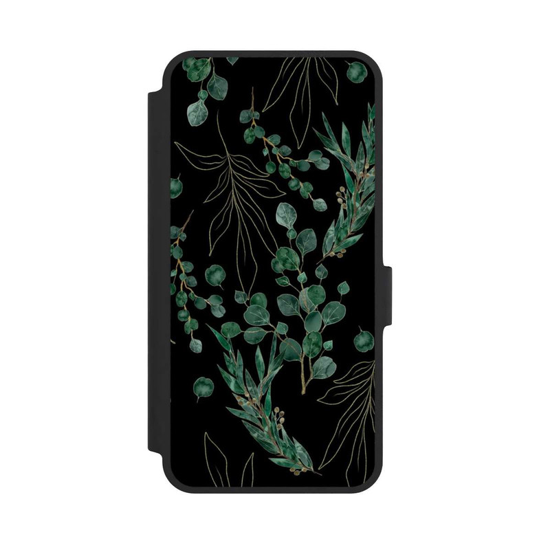 Galaxy A36 5G NIVOflip Eukalyptusblätter schwarz