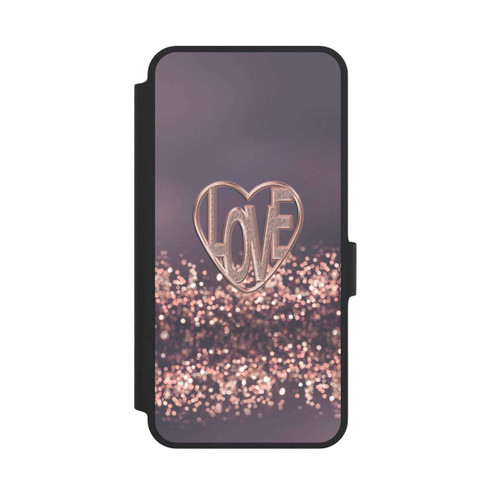 Samsung Galaxy A36 5G NIVOflip LOVE Glitzerrosa
