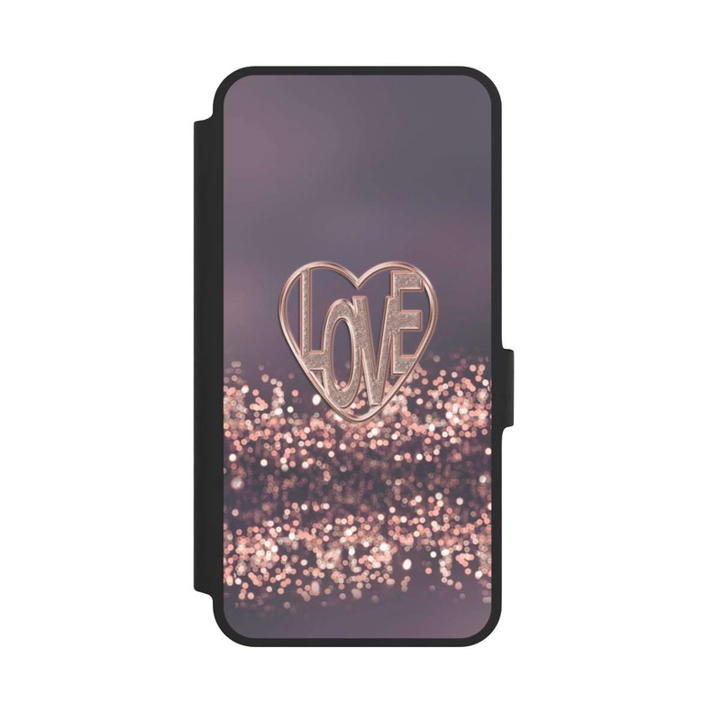 Galaxy A36 5G NIVOflip LOVE Glitzerrosa