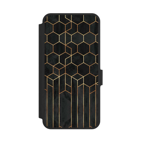 Samsung Galaxy A36 5G NIVOflip Schwarze Sechsecke