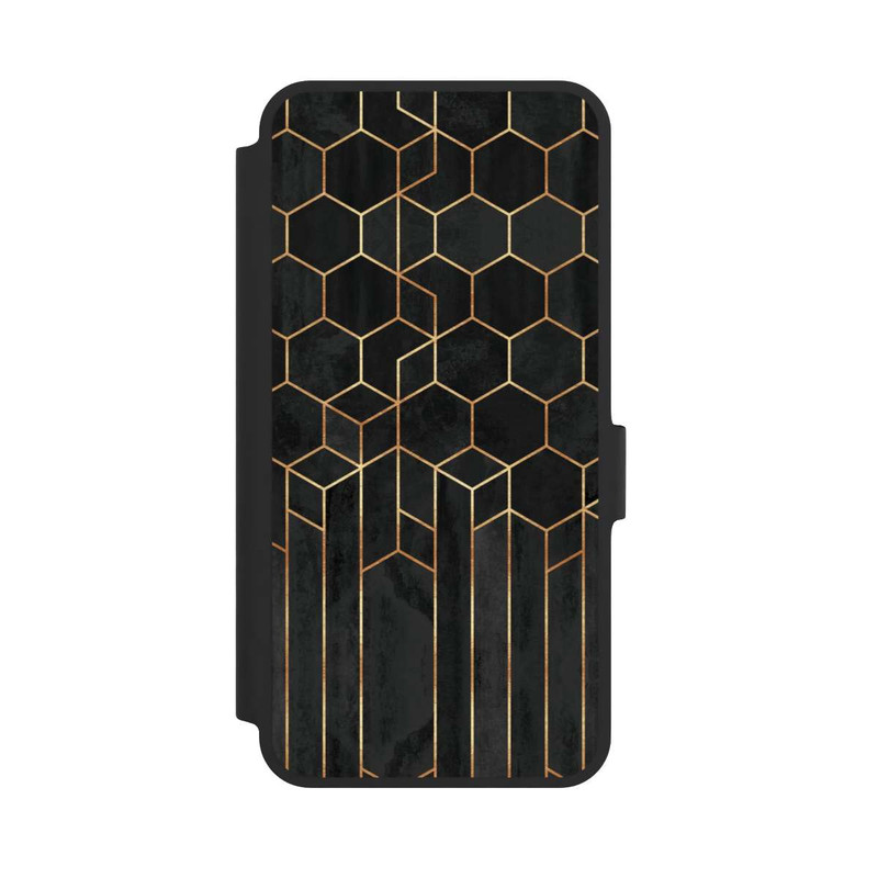 Galaxy A36 5G NIVOflip Schwarze Sechsecke