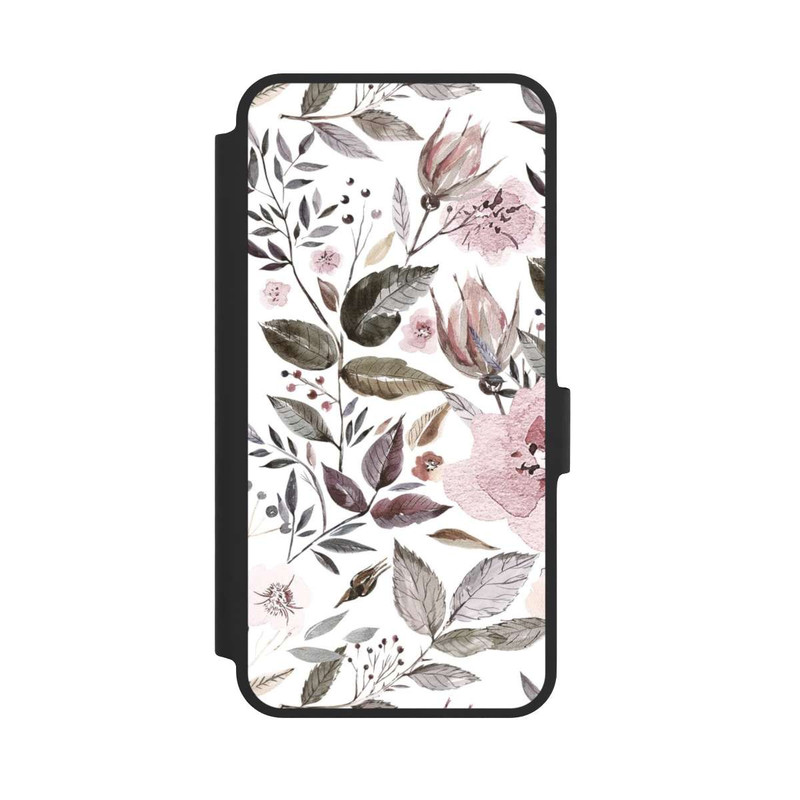 Galaxy A36 5G NIVOflip Aquarell braune Rosenblüten