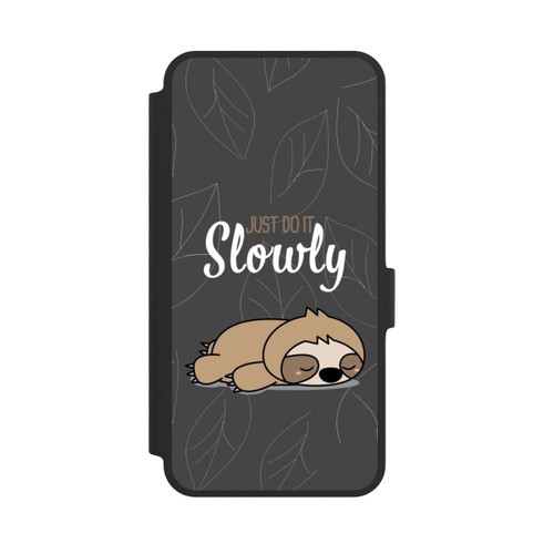 Samsung Galaxy A36 5G NIVOflip Just Do It Slowly Sloth Grey