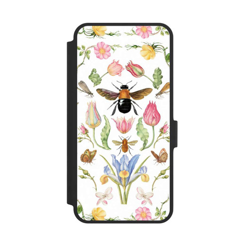 Samsung Galaxy A36 5G NIVOflip Wildblumen mit Biene weiß