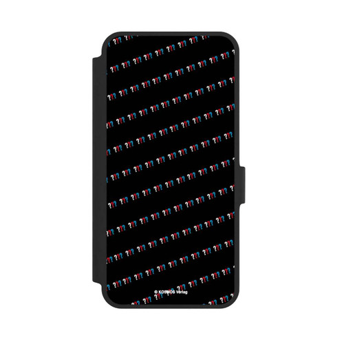 Samsung Galaxy A36 5G NIVOflip Drei Fragezeichen Muster Schräg