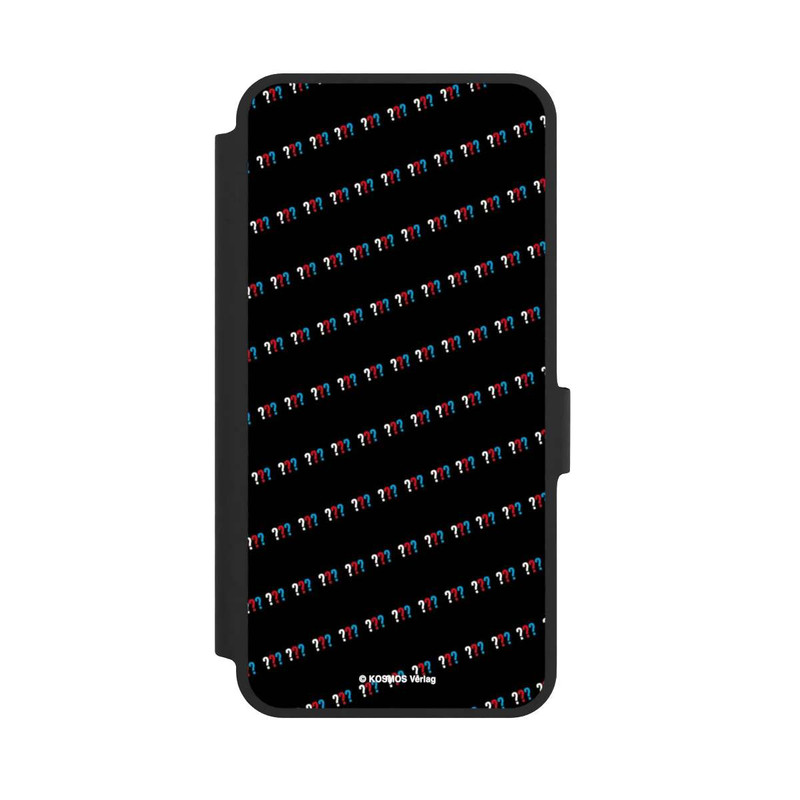 Galaxy A36 5G NIVOflip Drei Fragezeichen Muster Schräg