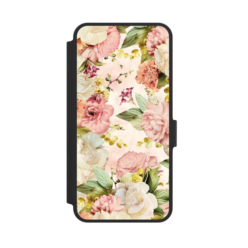 Galaxy A36 5G NIVOflip Blumenrahmen Pfingstrosen Beige