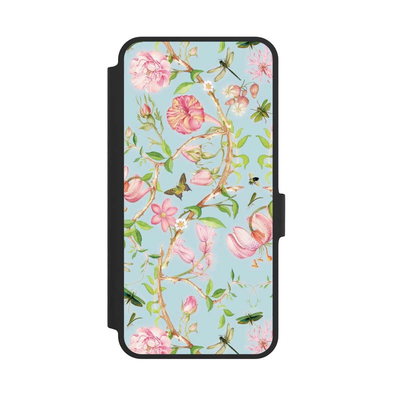 Galaxy A36 5G NIVOflip Vintage botanische Blumen in blau