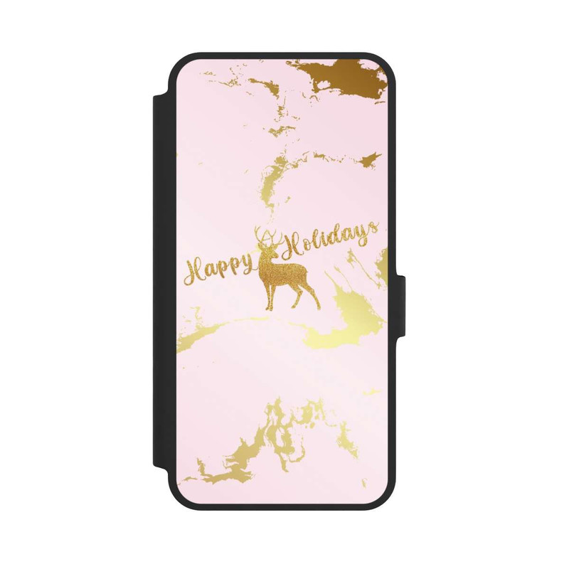 Galaxy A36 5G NIVOflip Happy Holidays Reindeer Gold