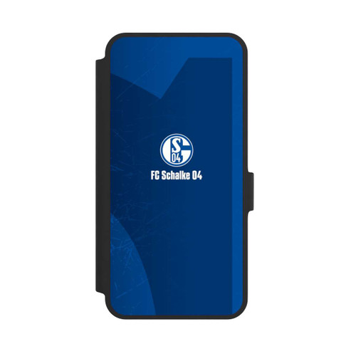 Samsung Galaxy A36 5G NIVOflip Schalke 04 Blauer Hintergrund Mit Logo