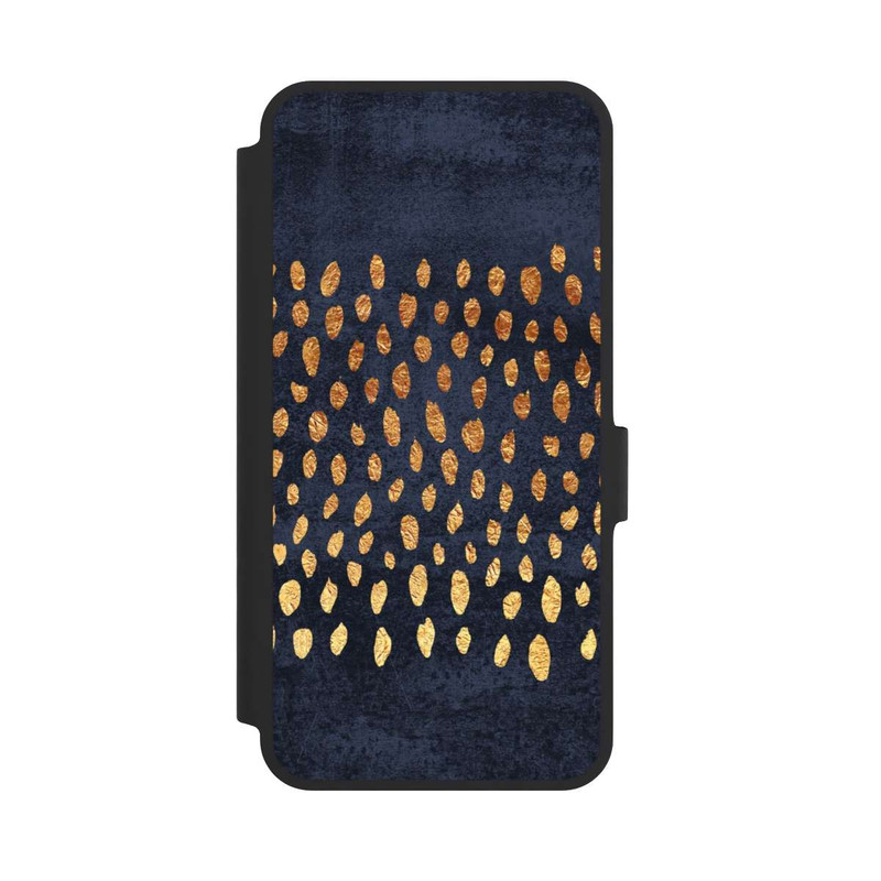 Galaxy A36 5G NIVOflip Muster Gold und Marine
