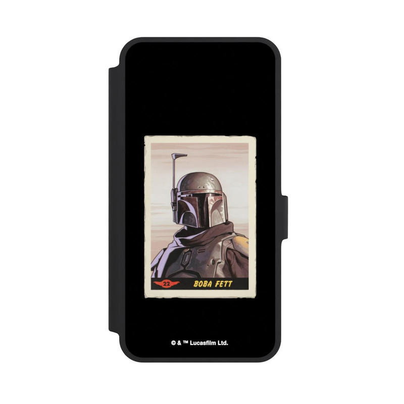 Galaxy A36 5G NIVOflip Boba Fett Badges Schwarzer Hintergrund
