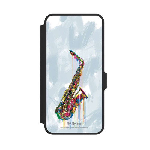Samsung Galaxy A36 5G NIVOflip Saxophone Art By P.D. Moreno