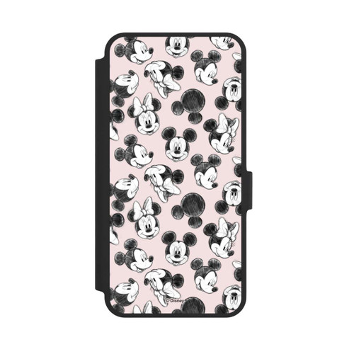 Samsung Galaxy A36 5G NIVOflip Minnie &amp; Mickey Many Faces Pink