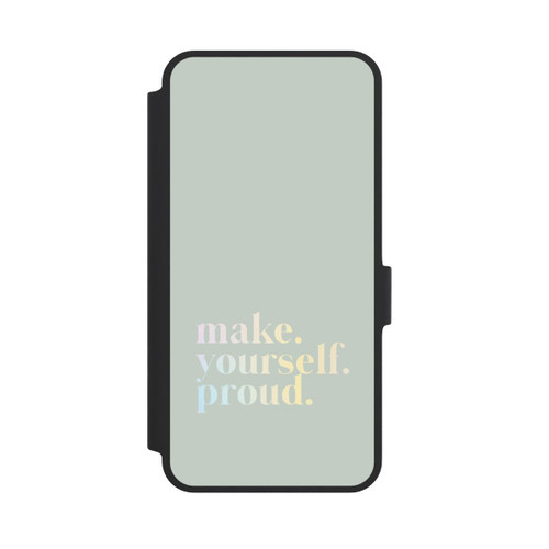 Samsung Galaxy A36 5G NIVOflip Make Yourself Proud Citation - Menthe et dégradé