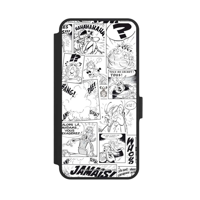 Galaxy A36 5G NIVOflip BD Astérix Blanc & Noir