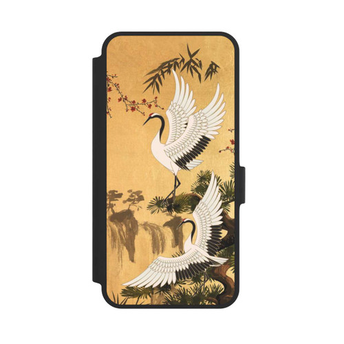 Samsung Galaxy A36 5G NIVOflip Cranes Gold Japan 2