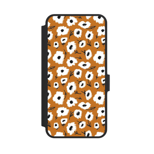 Samsung Galaxy A36 5G NIVOflip Pattern Fleurs Ocres