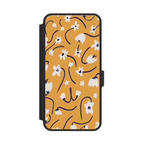 Samsung Galaxy A36 5G NIVOflip Pattern Petites Fleurs Jaunes