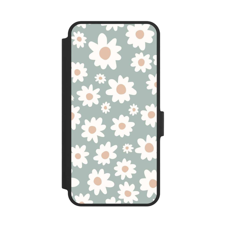 Galaxy A36 5G NIVOflip Gänseblümchen Muster grün