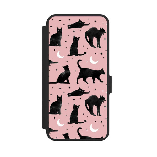 Samsung Galaxy A36 5G NIVOflip Cats And Moon On Pink