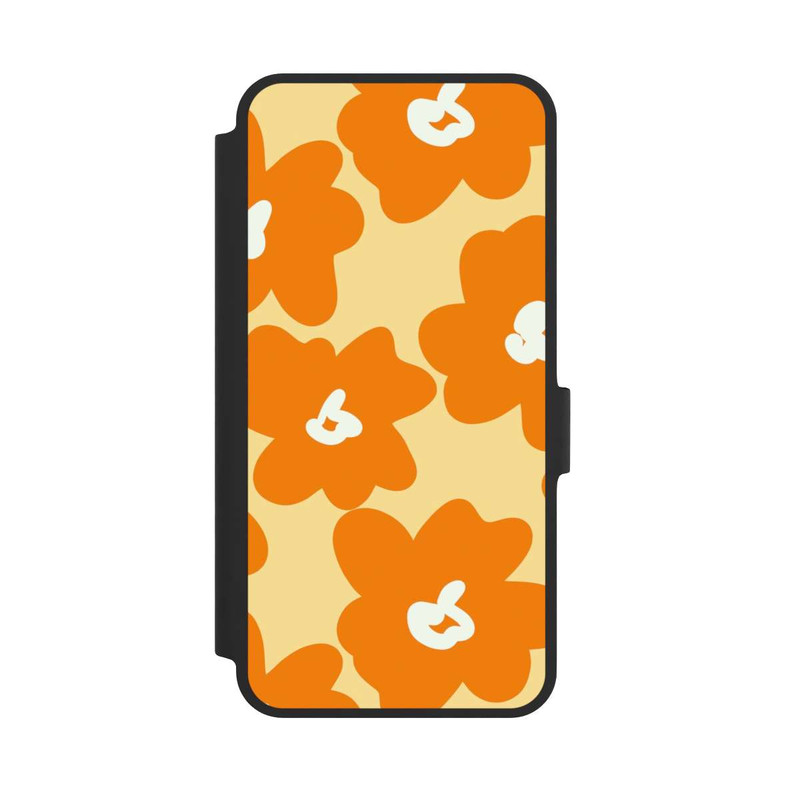 Galaxy A36 5G NIVOflip Retro Blumenmuster Päivi Gelb Orange