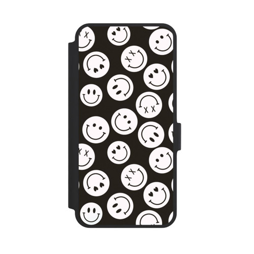 Samsung Galaxy A36 5G NIVOflip Smiles Emotes Pattern Black And White