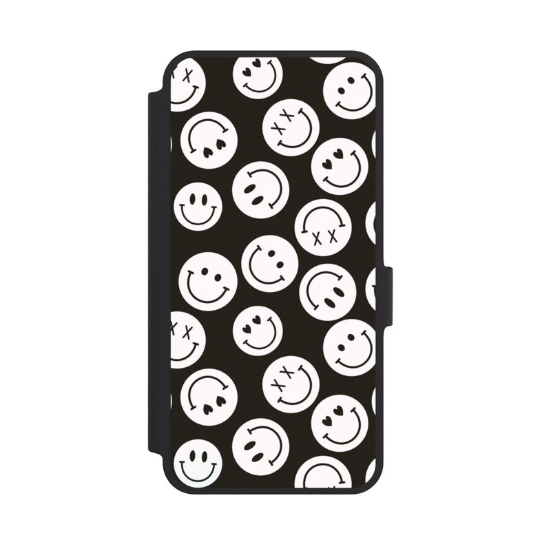 Galaxy A36 5G NIVOflip Smiles Emotes Pattern Black And White