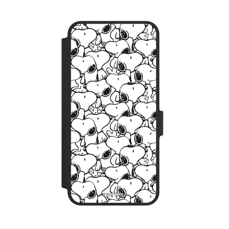 Galaxy A36 5G NIVOflip Snoopy Muster Schwarz und Weiß