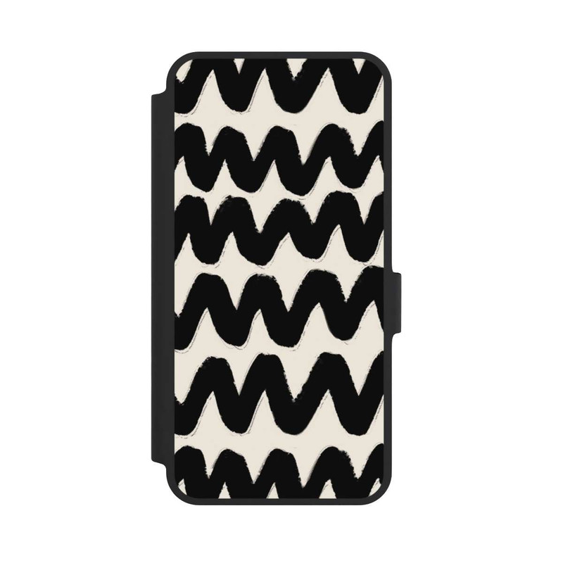 Galaxy A36 5G NIVOflip Schwarzes Wellenmuster