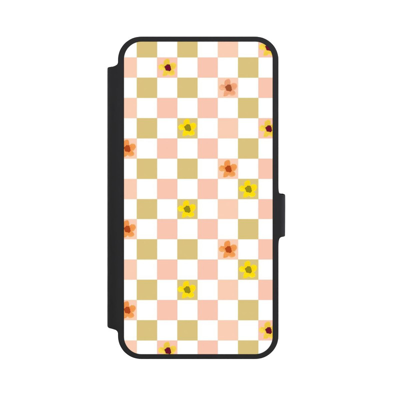 Galaxy A36 5G NIVOflip Checks Nostalgic Pastel Flowers